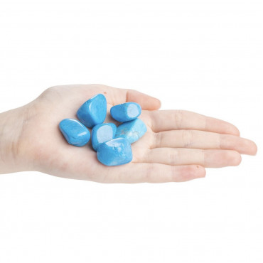 Blue Howlite - Polished Tumblestone